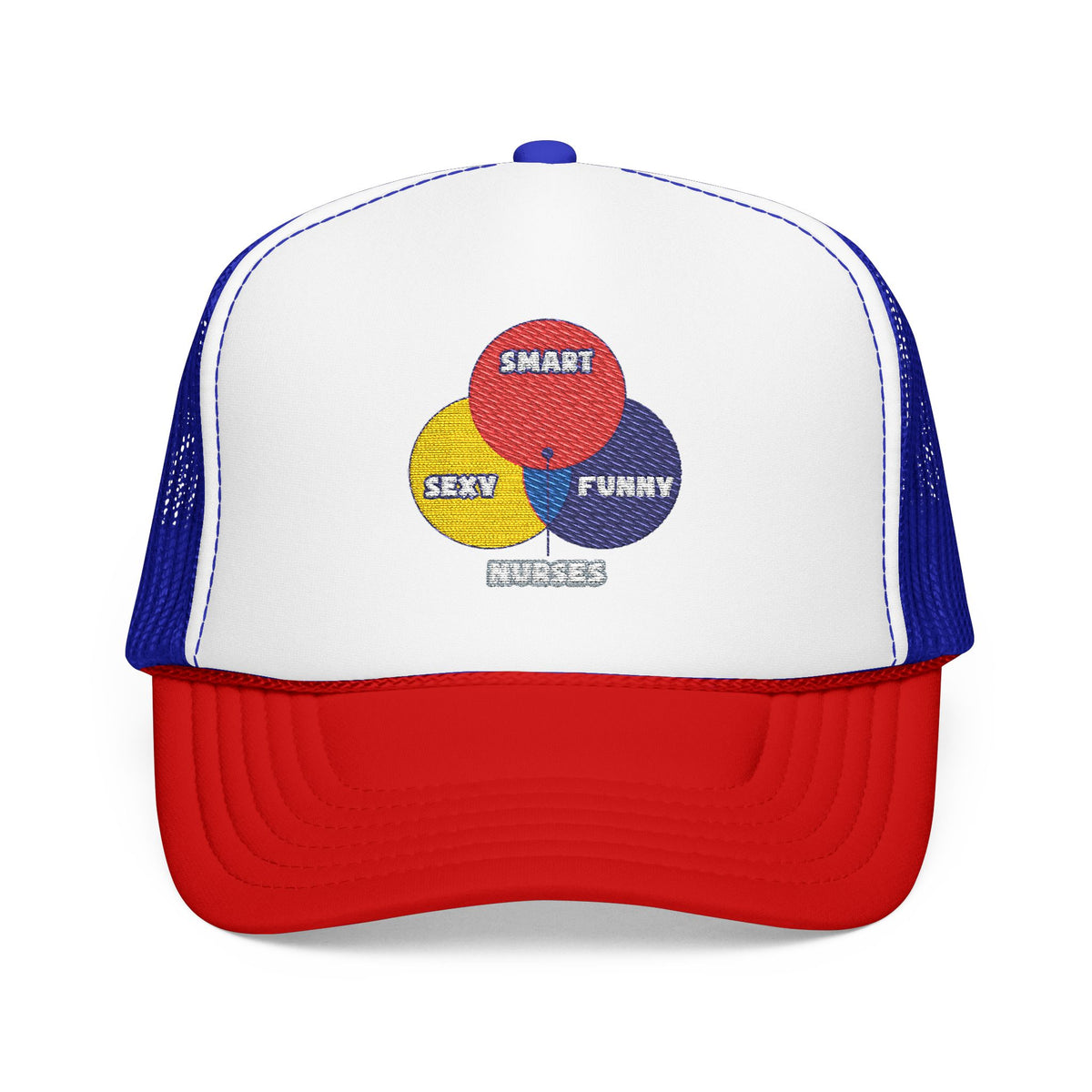 Venn Diagram .. Nurses - Foam Trucker Hat
