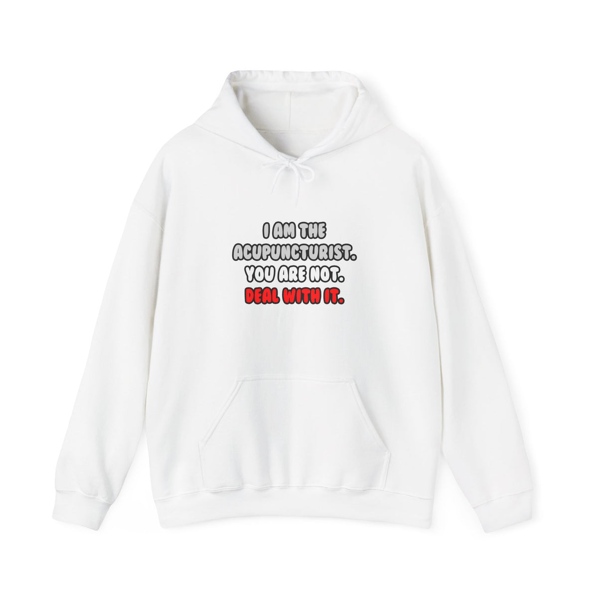 Deal With It ... Funny Acupuncturist - Unisex Heavy Blend™ Hooded Sweatshirt