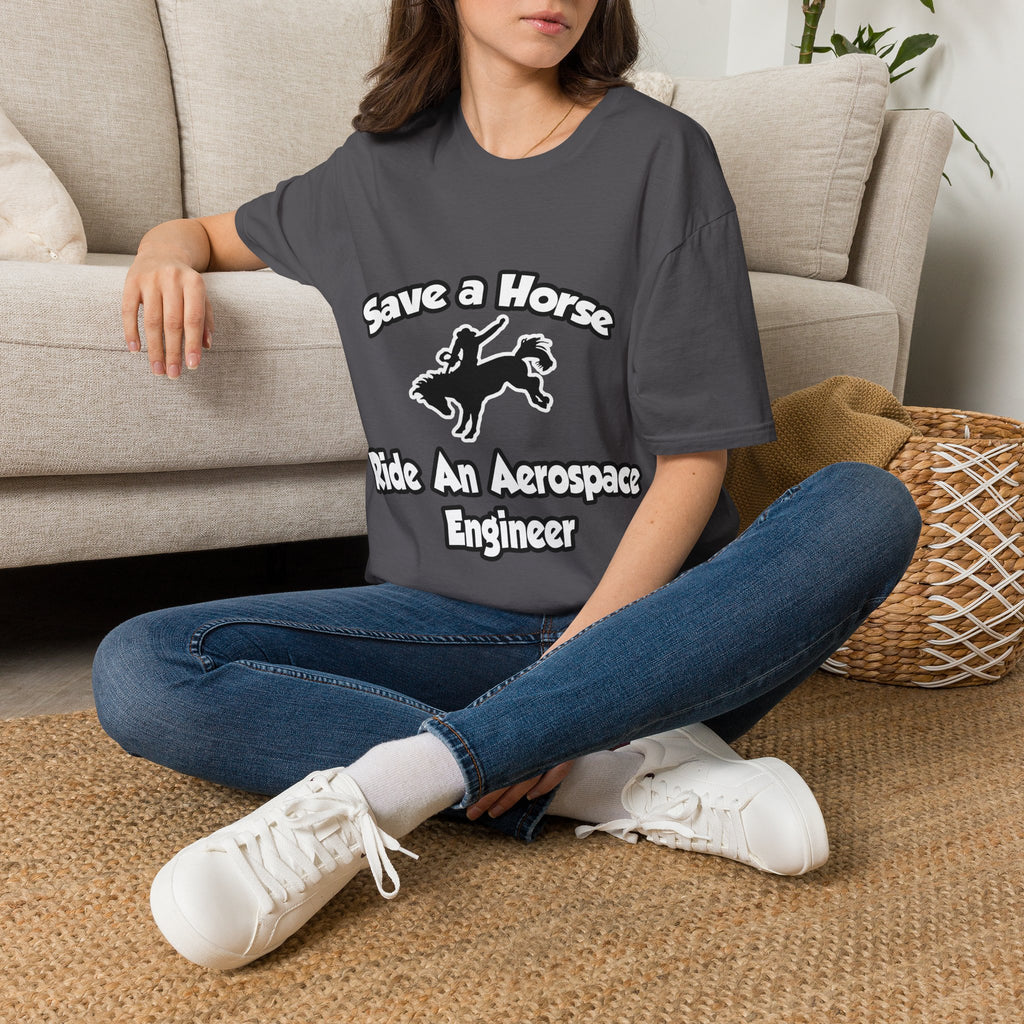 Save a Horse, Ride an Aerospace Engineer - Unisex Softstyle T-Shirt