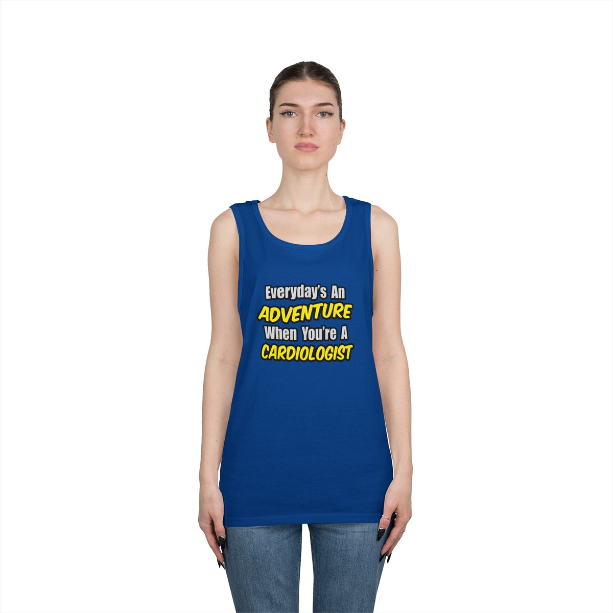 Everyday's An Adventure...Cardiologist - Unisex Heavy Cotton Tank Top