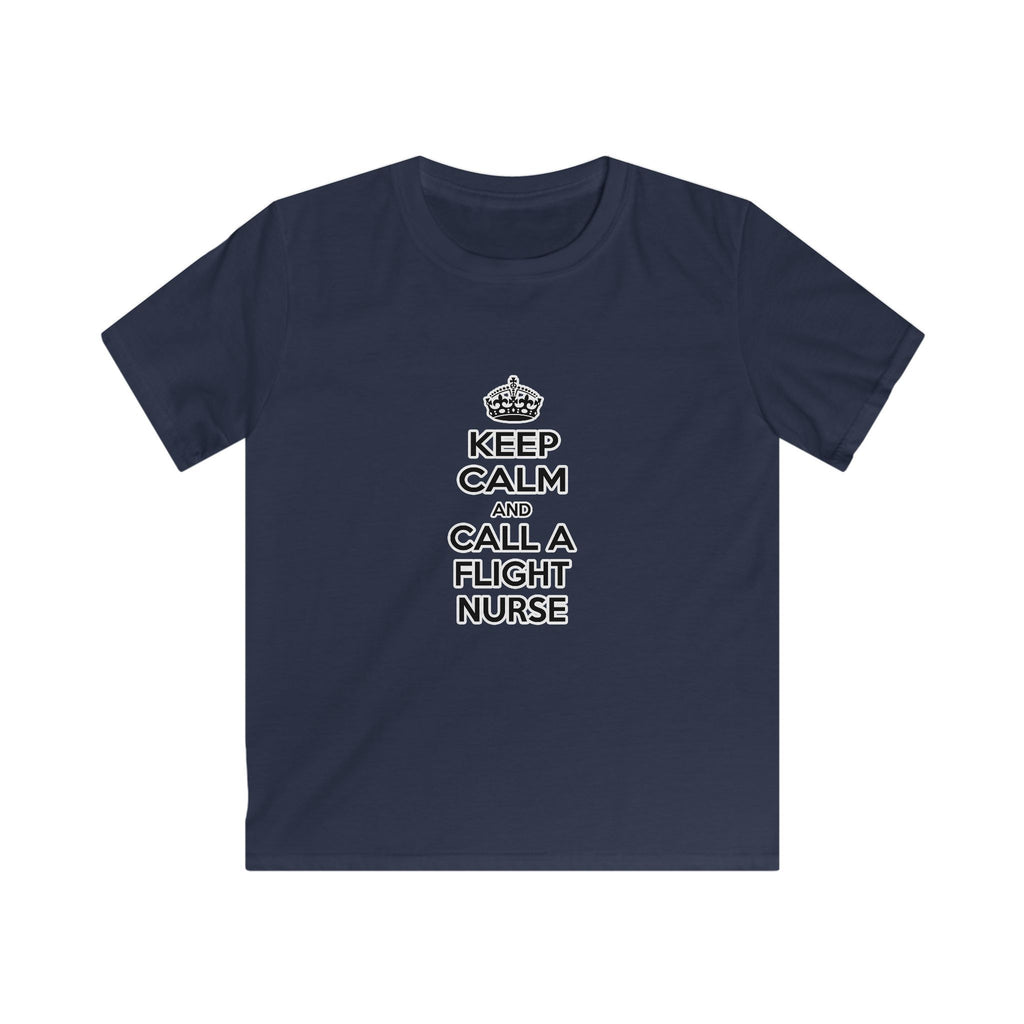 Keep Calm and Call a Flight Nurse - Kids Softstyle Tee
