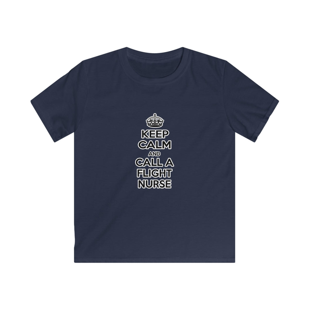 Keep Calm and Call a Flight Nurse - Kids Softstyle Tee