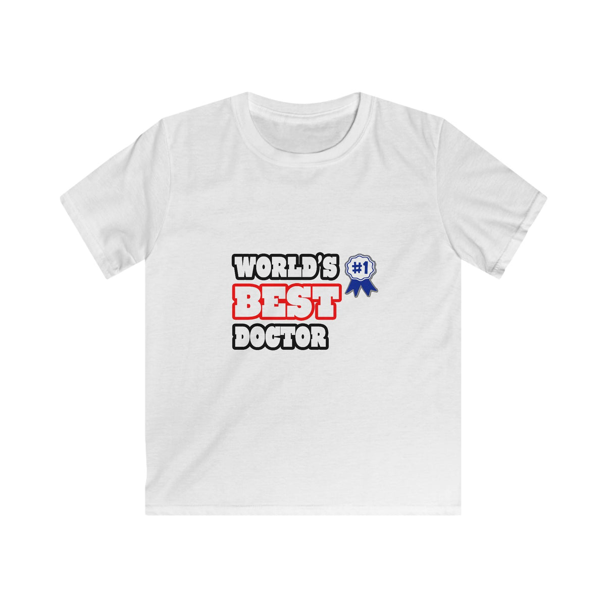 World's Best Doctor - Kids Softstyle Tee