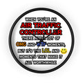 Funny Air Traffic Controller ... OMG WTF LOL - Wall Clock