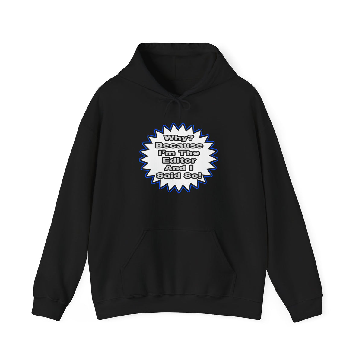Editor...Because I Said So - Unisex Heavy Blend™ Hooded Sweatshirt