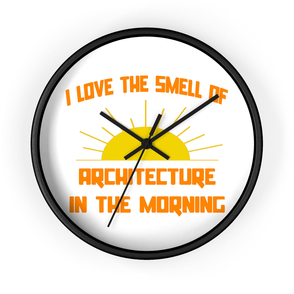 Smell of Architecture in the Morning - Wall Clock