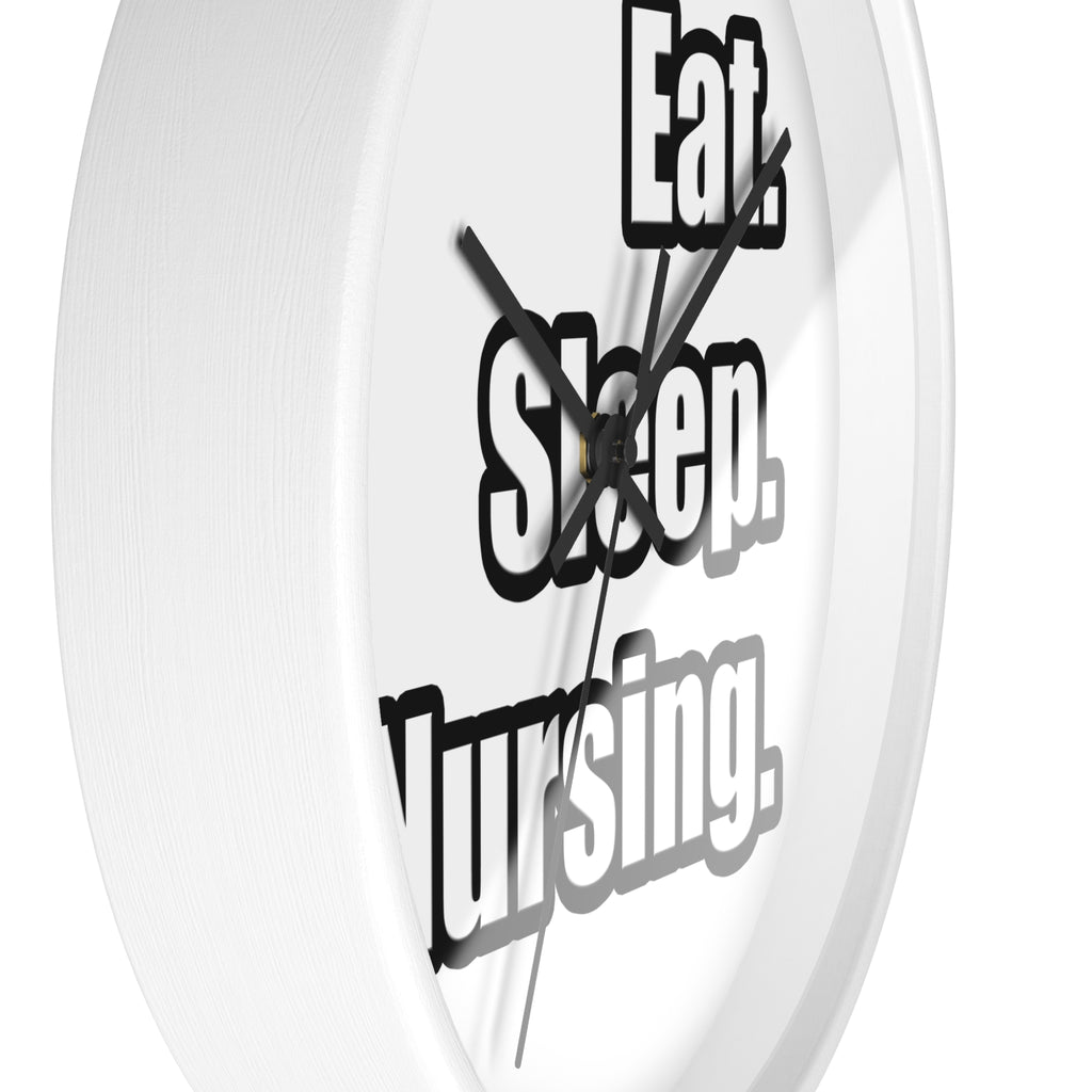 Eat. Sleep. Nursing. - Wall Clock