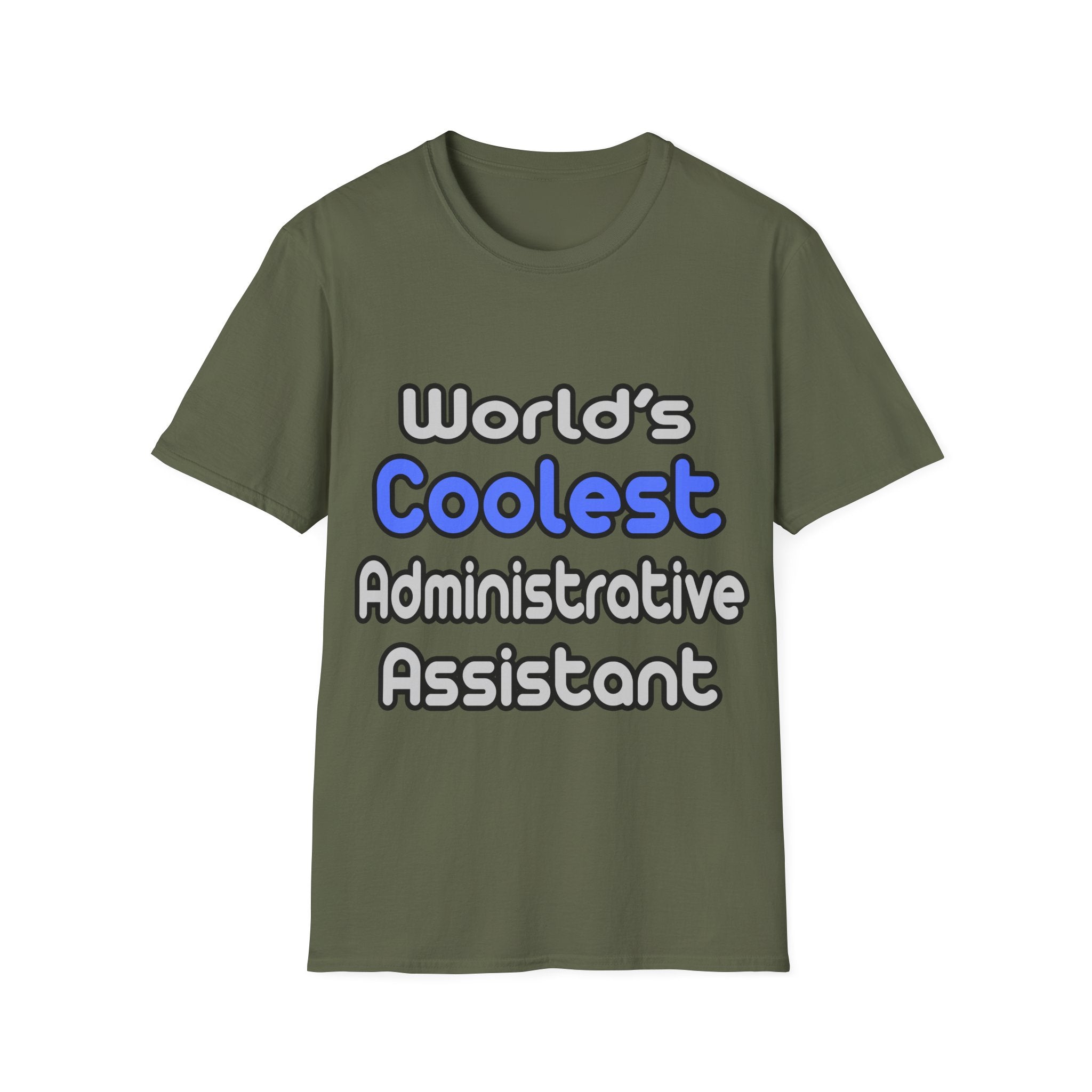 World's Coolest Administrative Assistant - Unisex Softstyle T-Shirt
