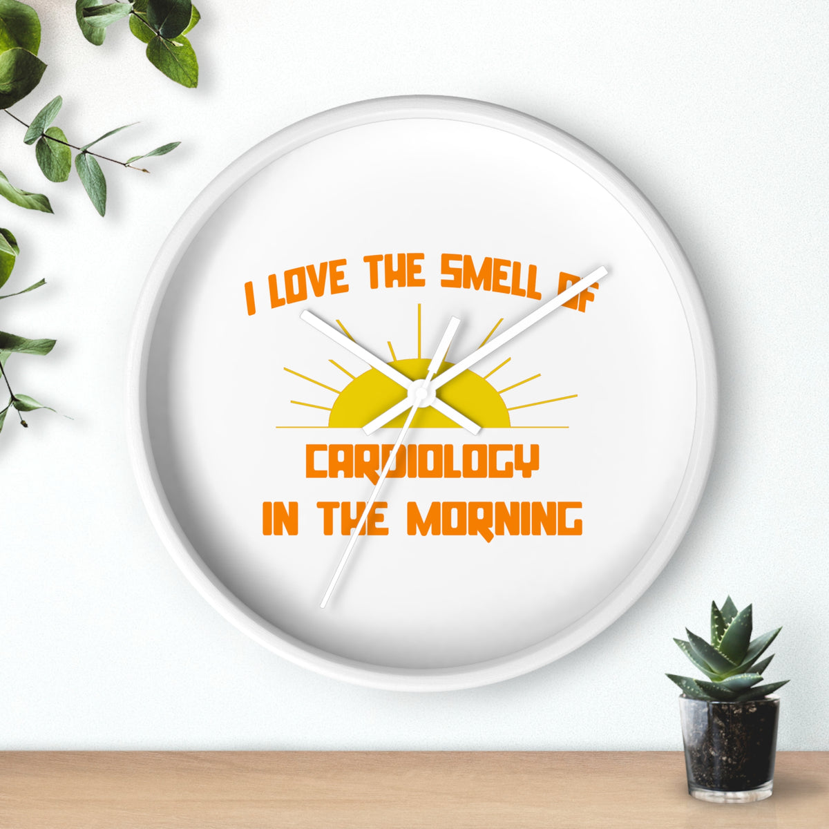 Smell of Cardiology in the Morning - Wall Clock