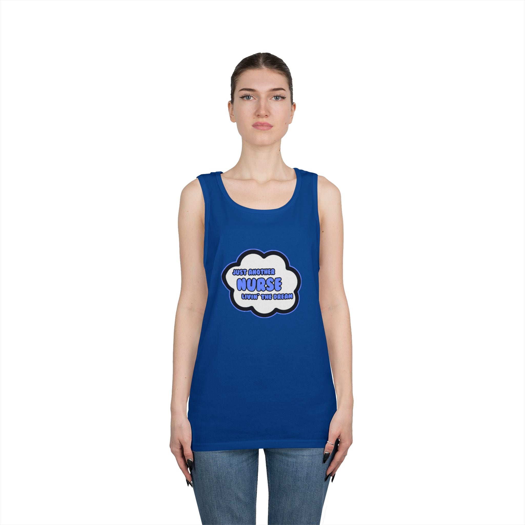 Nurse .. Livin' The Dream - Unisex Heavy Cotton Tank Top