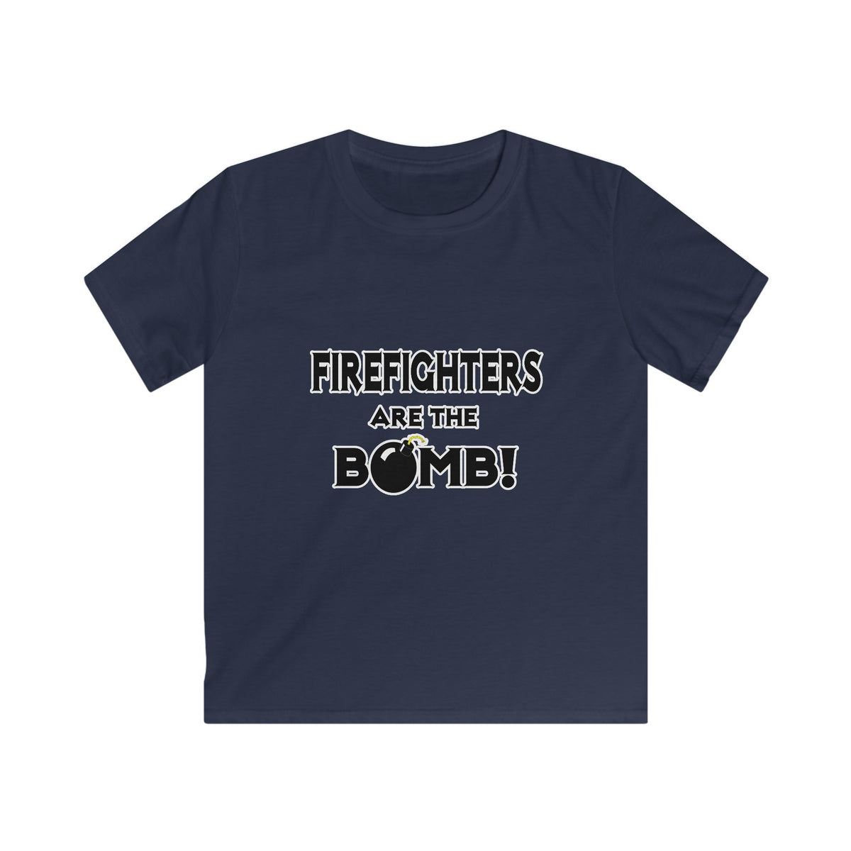 Firefighters Are The Bomb! - Kids Softstyle Tee