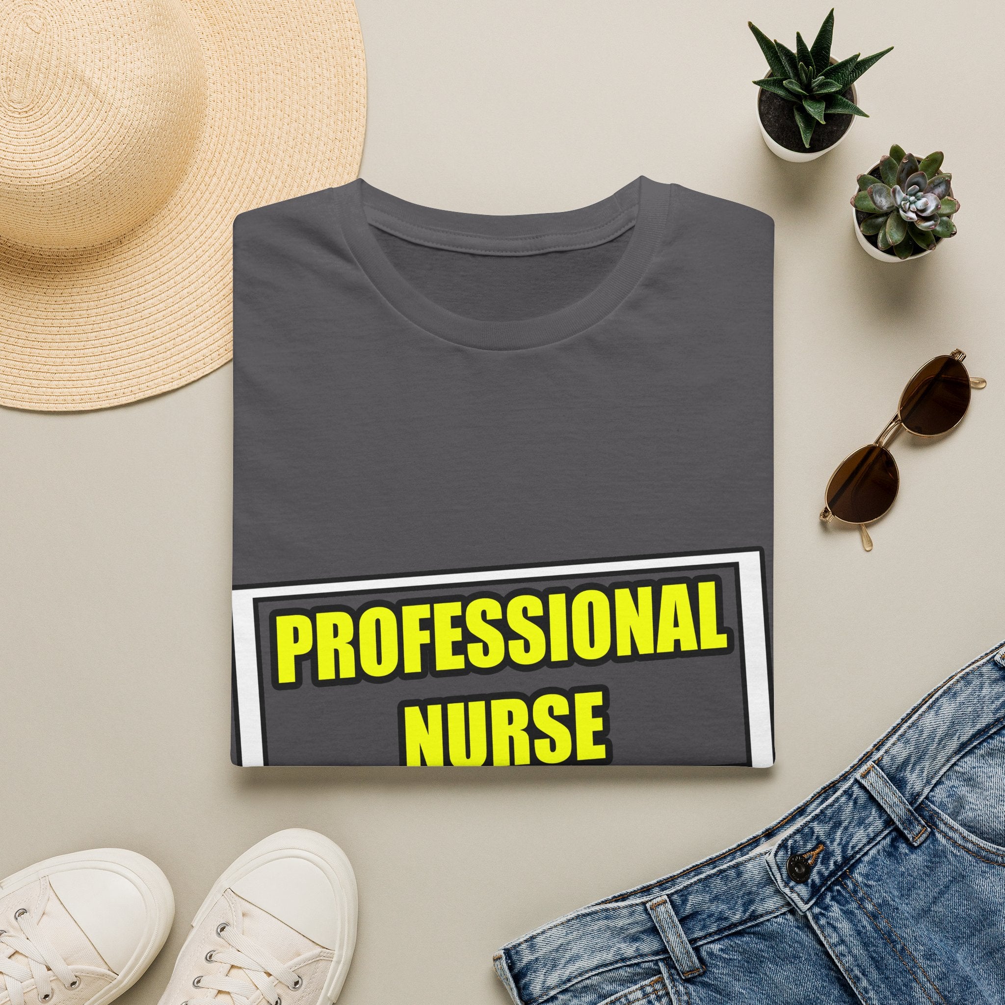 Professional Nurse...Don't Try This At Home - Unisex Softstyle T-Shirt