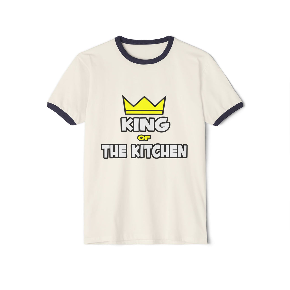 King of the Kitchen - Unisex Cotton Ringer T-Shirt