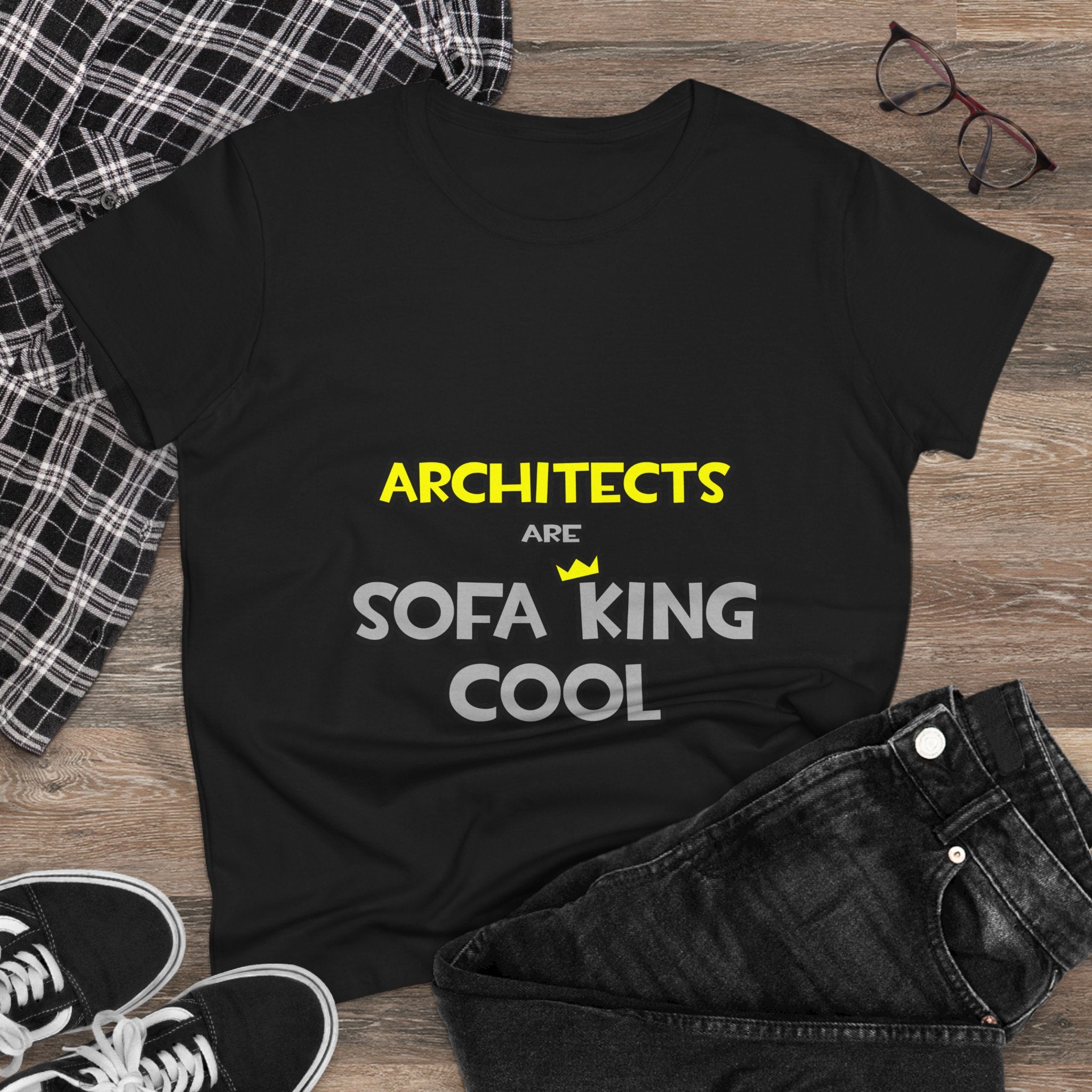 Architects Are Sofa King Cool - Women's Midweight Cotton Tee
