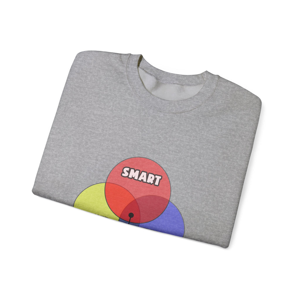 Venn Diagram .. Teachers - Unisex Heavy Blend™ Crewneck Sweatshirt
