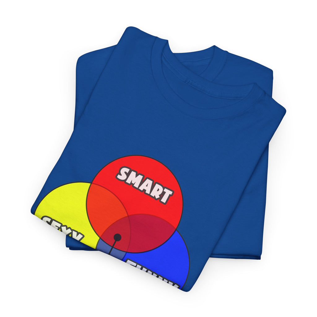 Venn Diagram .. Cardiologists - Unisex Heavy Cotton Tee