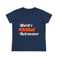 World's Hottest Astronomer - Women's Midweight Cotton Tee