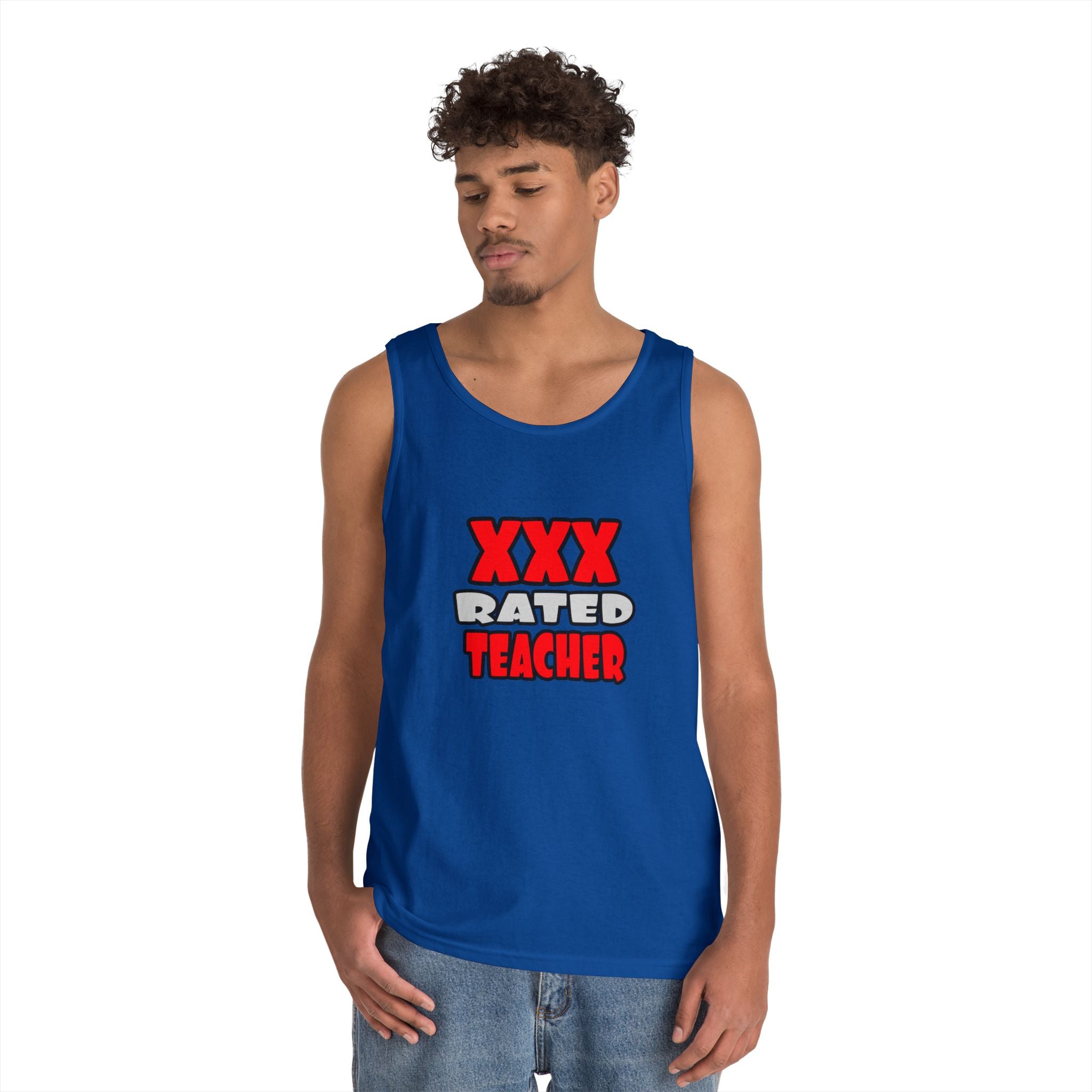 XXX Rated Teacher - Unisex Heavy Cotton Tank Top