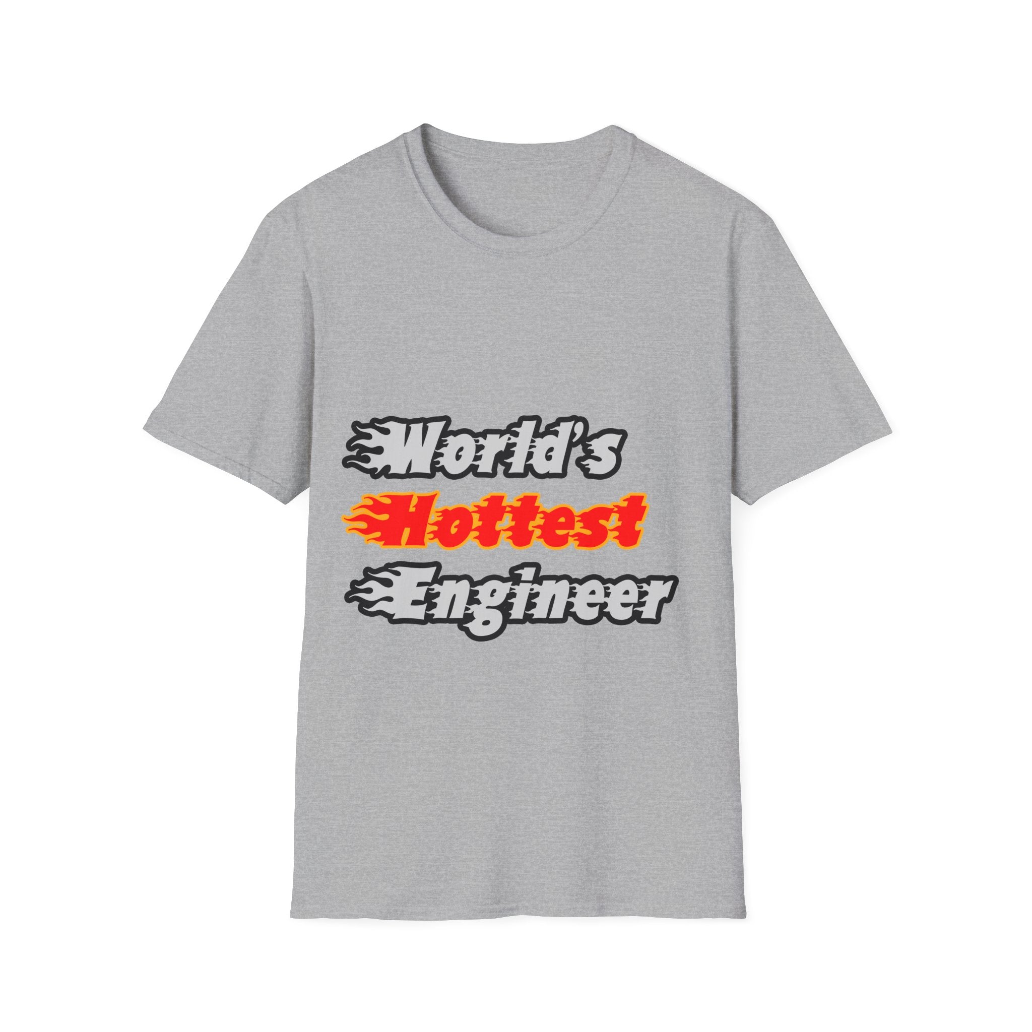 World's Hottest Engineer - Unisex Softstyle T-Shirt