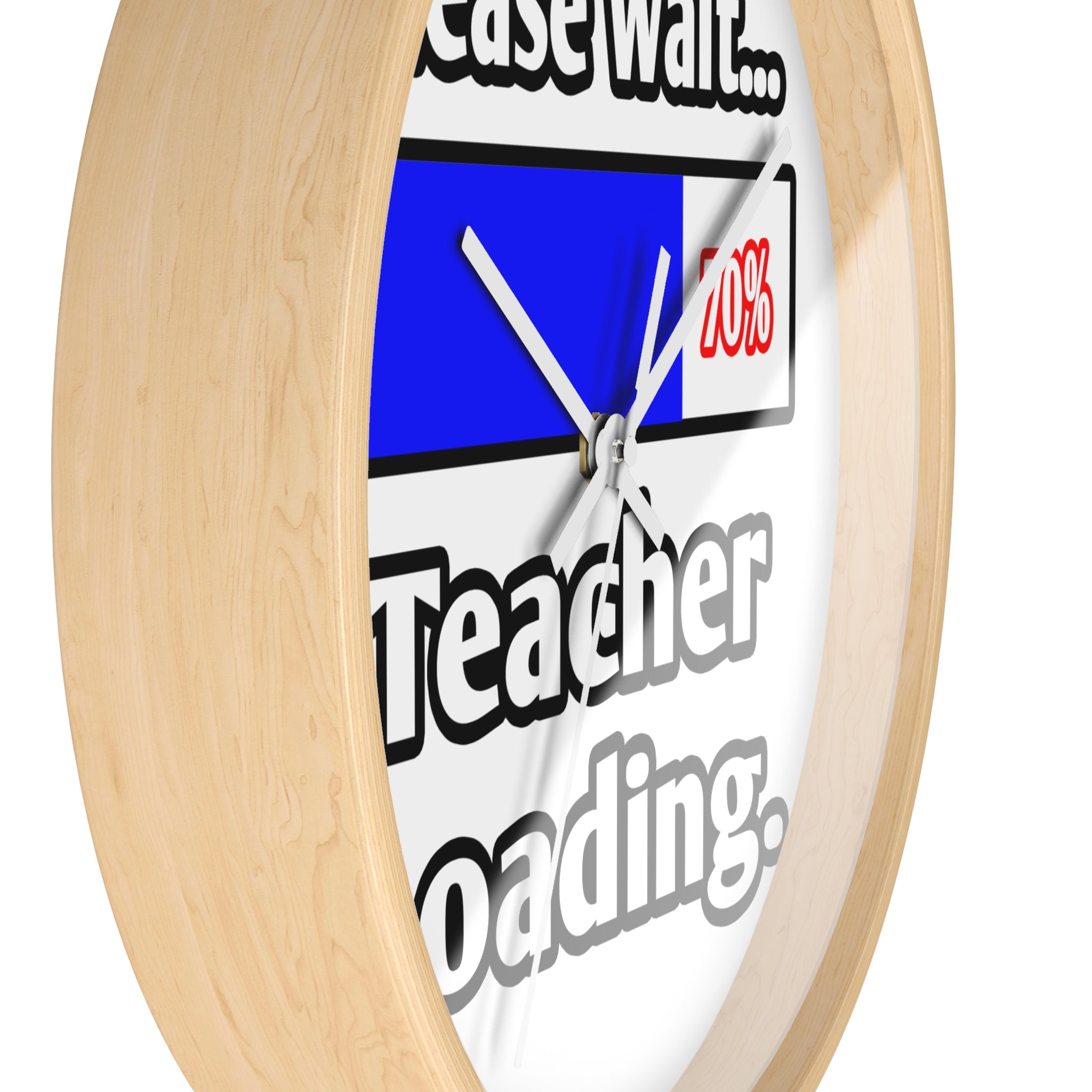 Please Wait...Teacher Loading - Wall Clock