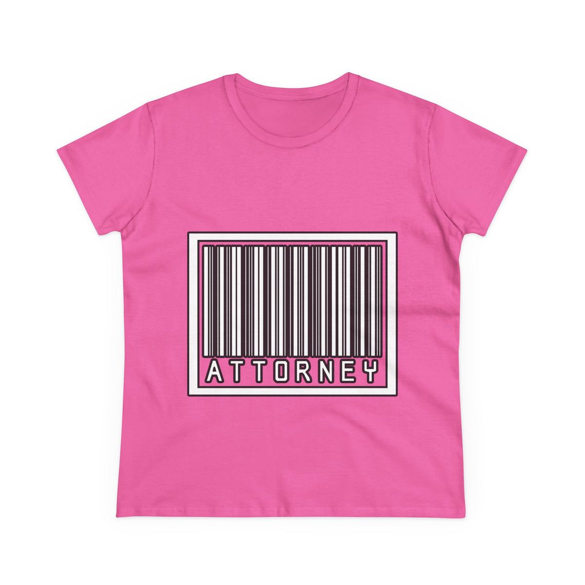 Barcode Attorney - Women's Midweight Cotton Tee