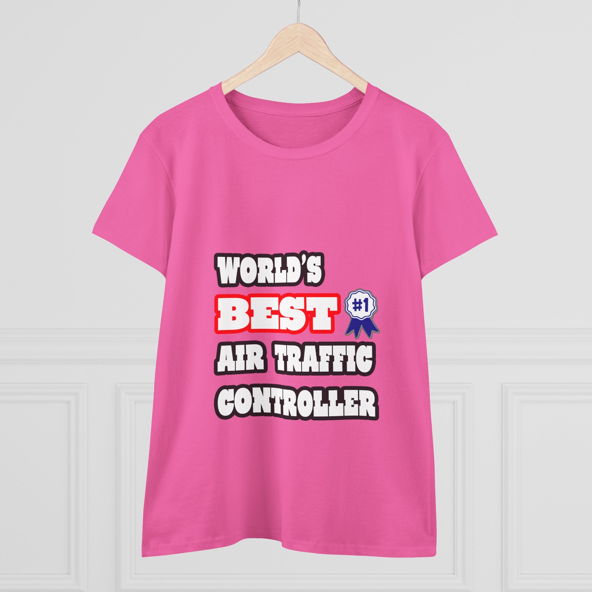 World's Best Air Traffic Controller - Women's Midweight Cotton Tee