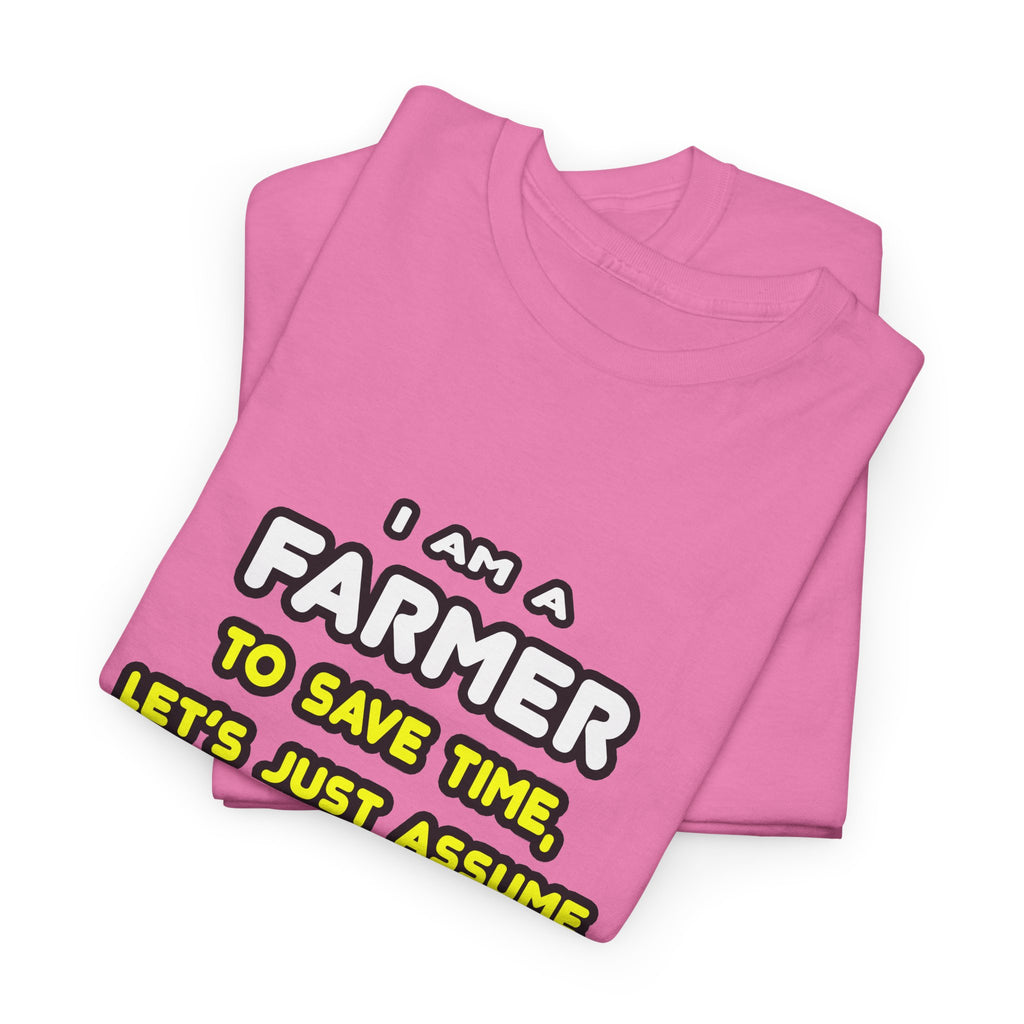 Funny Farmer T Shirts and Gifts - Unisex Heavy Cotton Tee