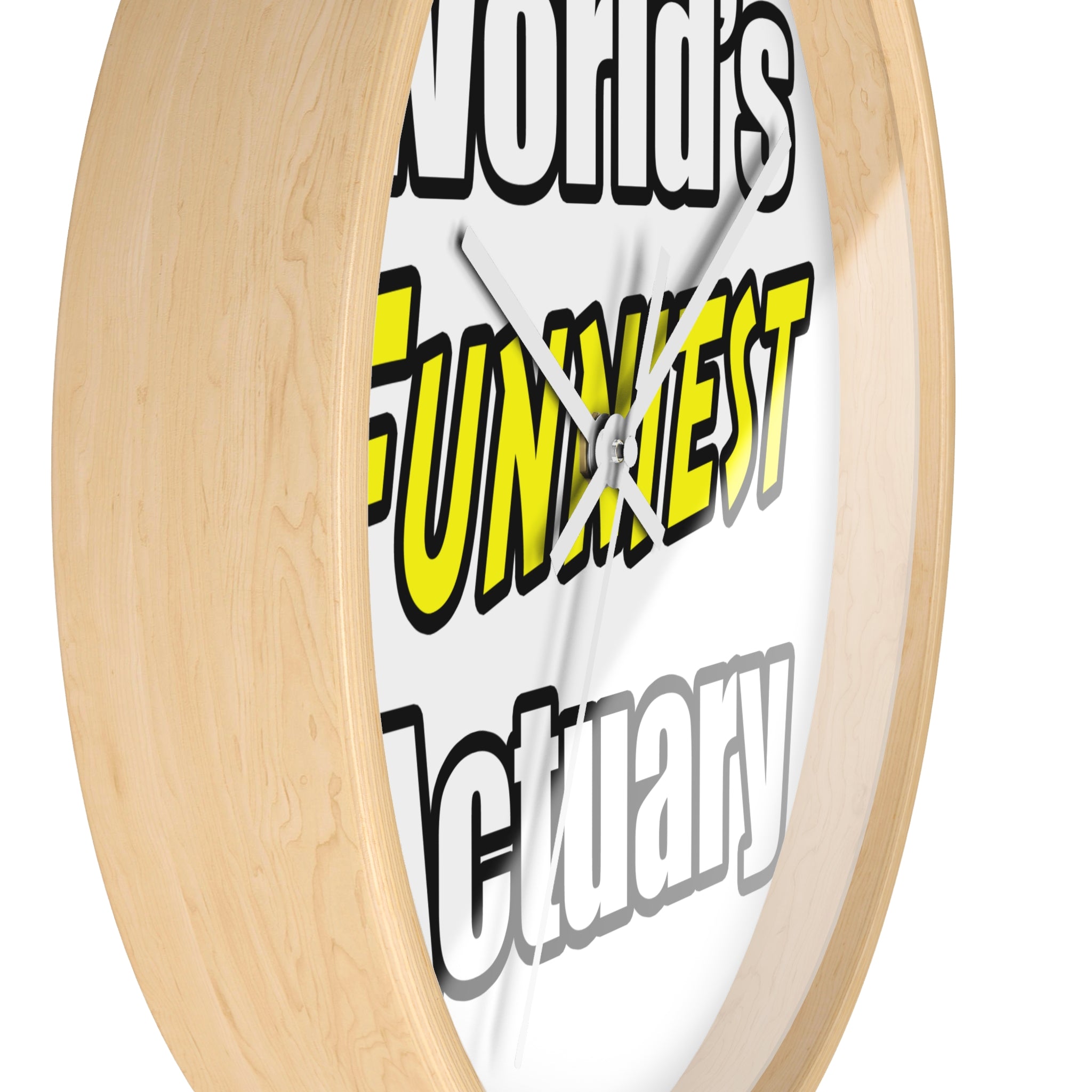 World's Funniest Actuary - Wall Clock