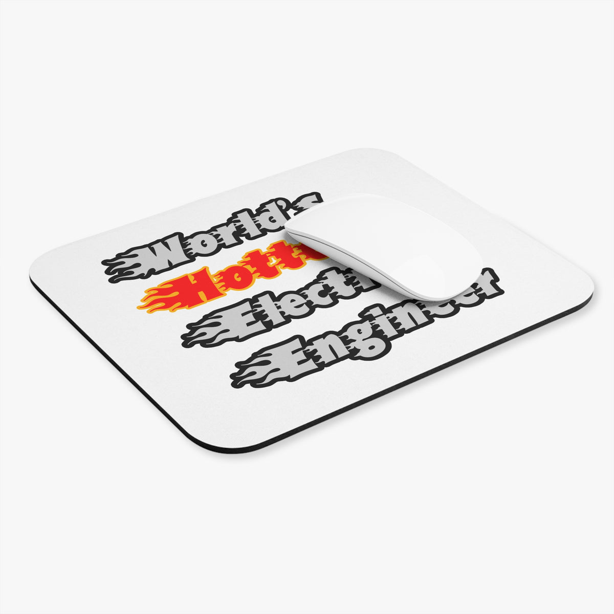 World's Hottest Electrical Engineer - Mouse Pad (Rectangle)