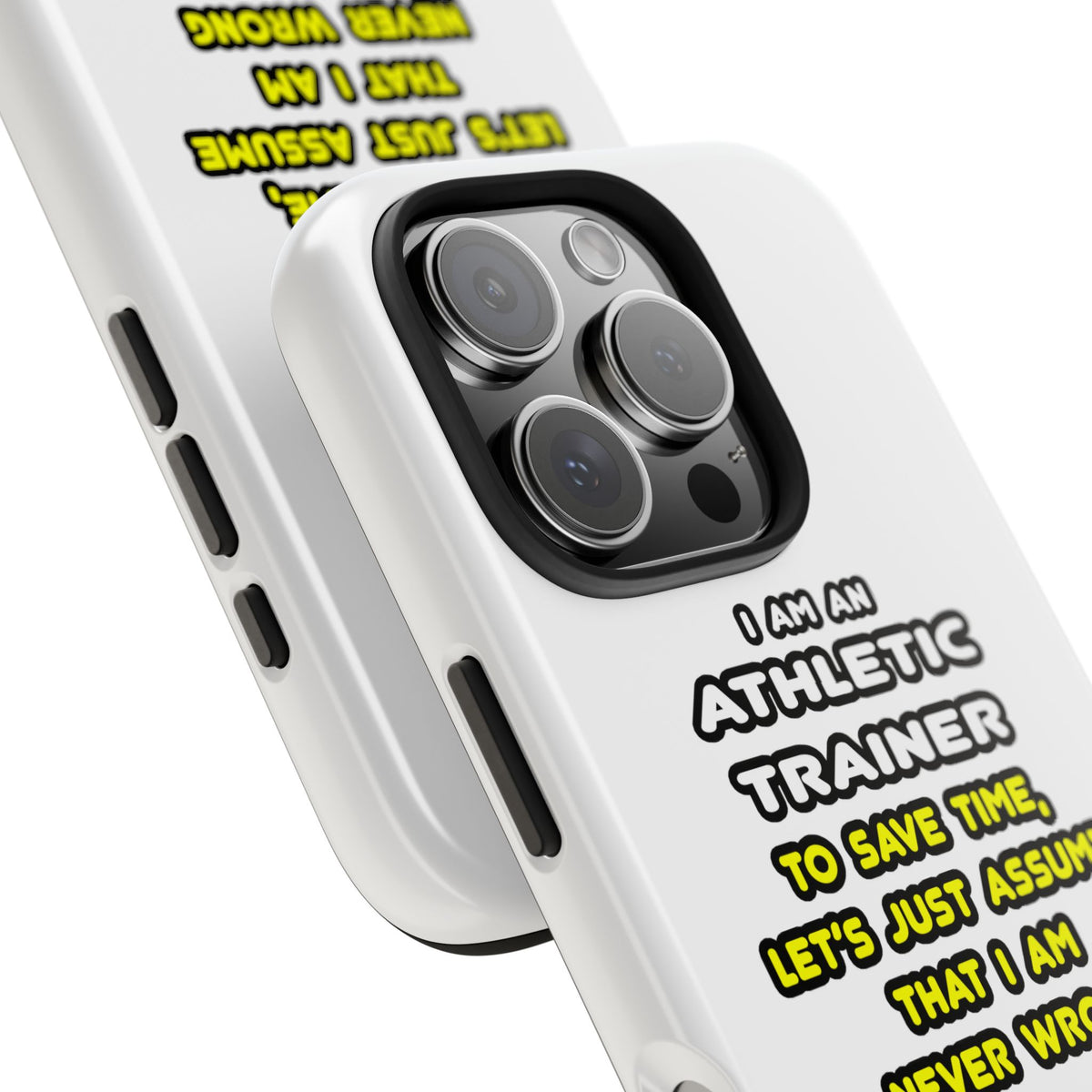 Funny Athletic Trainer T Shirts - Tough Phone Cases