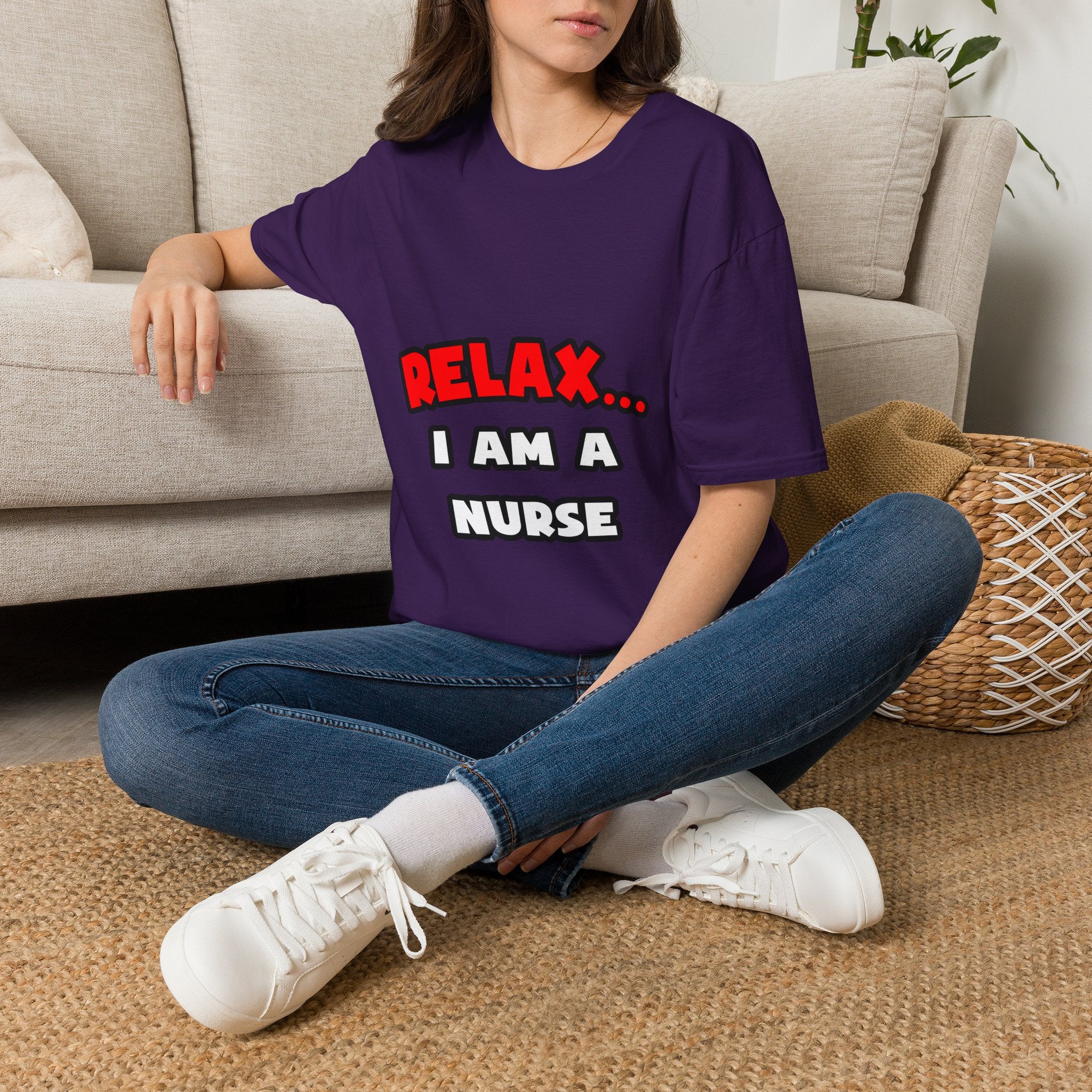 Relax ... I Am A Nurse - Unisex Softstyle T-Shirt