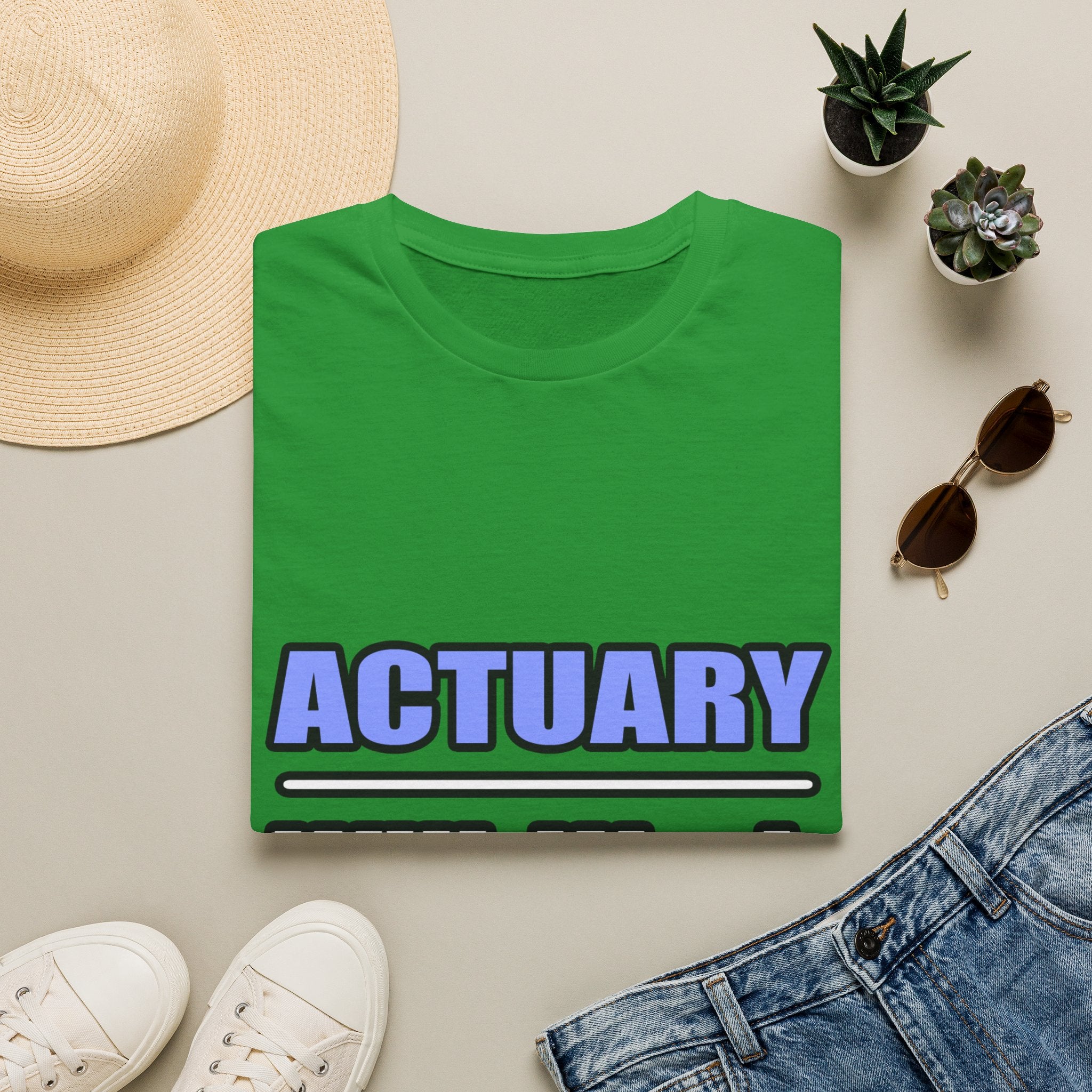 Actuary...Will Work For Beer - Unisex Softstyle T-Shirt