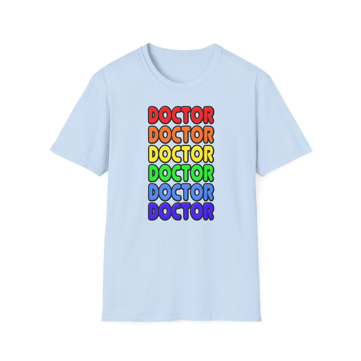 Rainbow Doctor - Unisex Softstyle T-Shirt