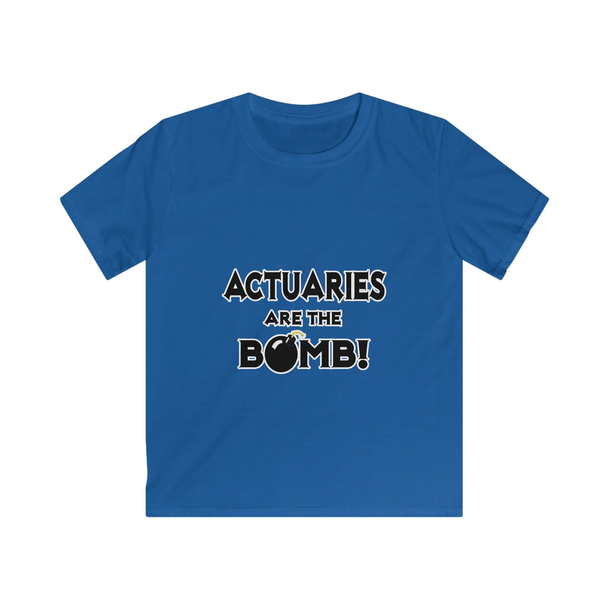 Actuaries Are The Bomb! - Kids Softstyle Tee
