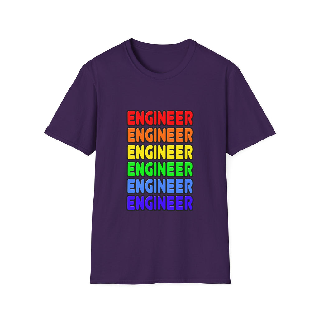 Rainbow Engineer - Unisex Softstyle T-Shirt