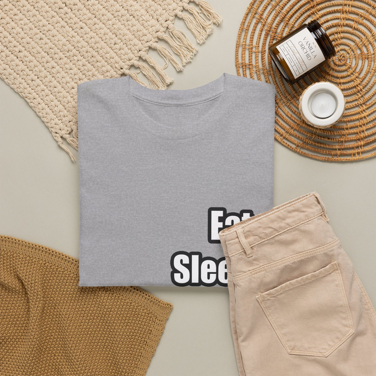Eat. Sleep. Cardiology - Unisex Heavy Cotton Tee