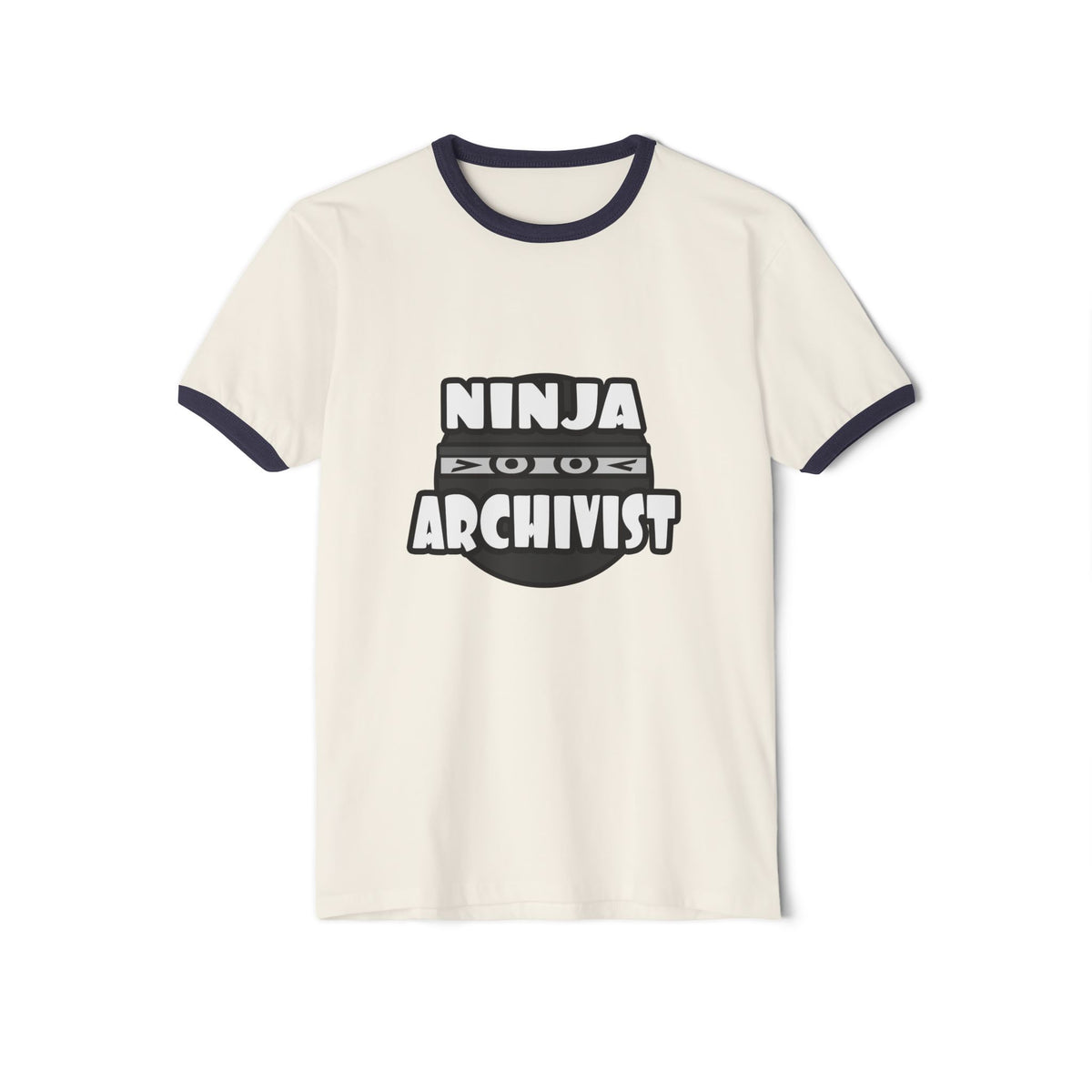 Ninja Archivist - Unisex Cotton Ringer T-Shirt