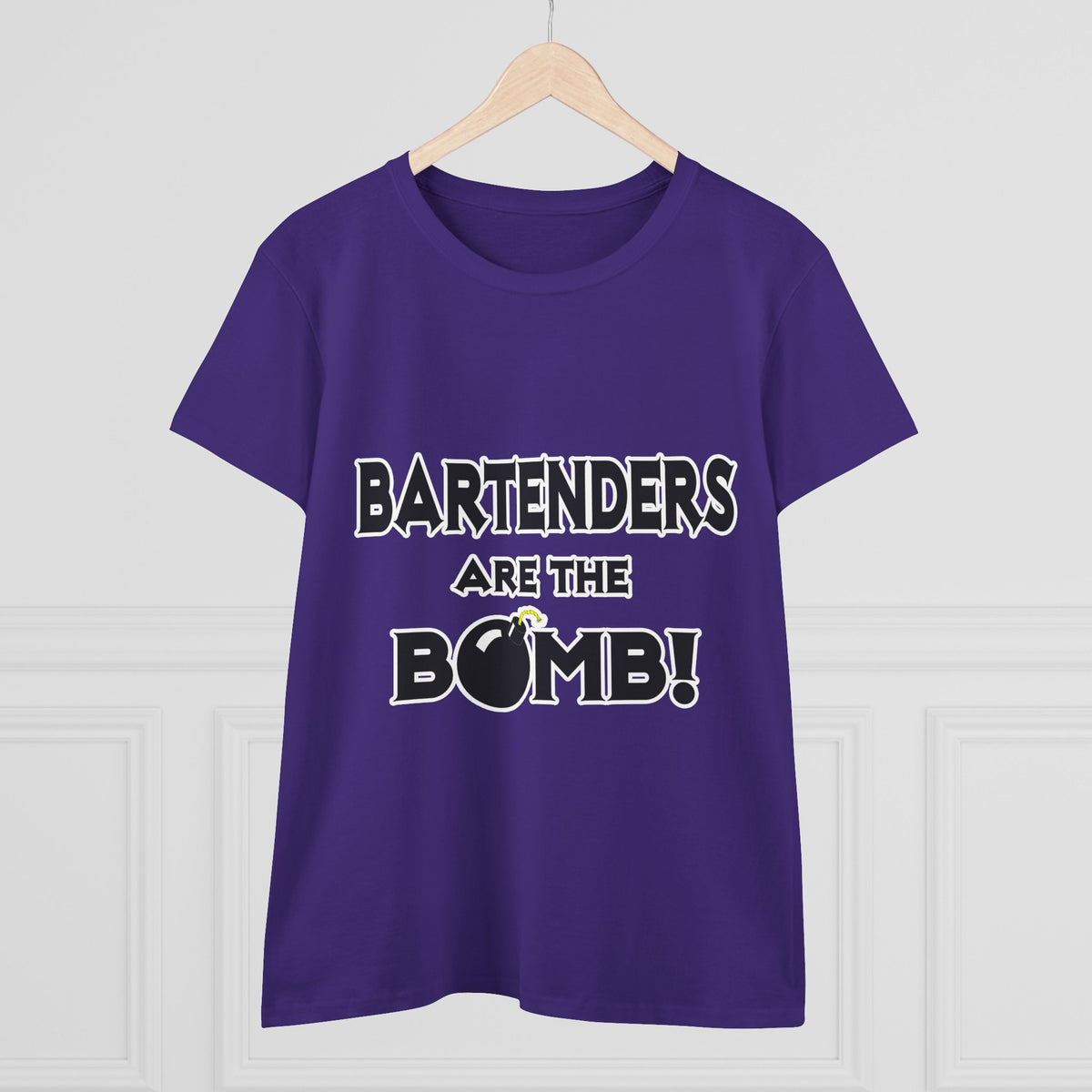 Bartenders Are The Bomb! - Women's Midweight Cotton Tee