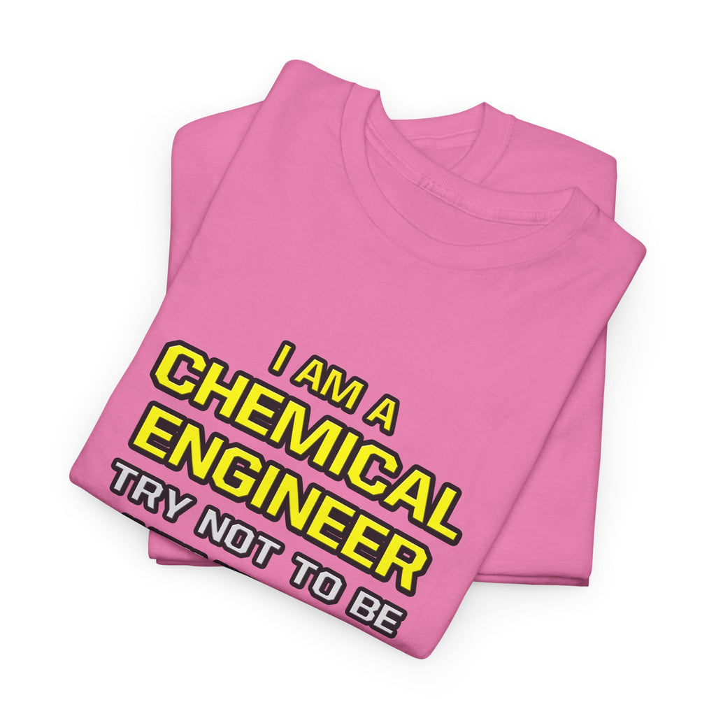 Chemical Engineer...Superior Intelligence - Unisex Heavy Cotton Tee