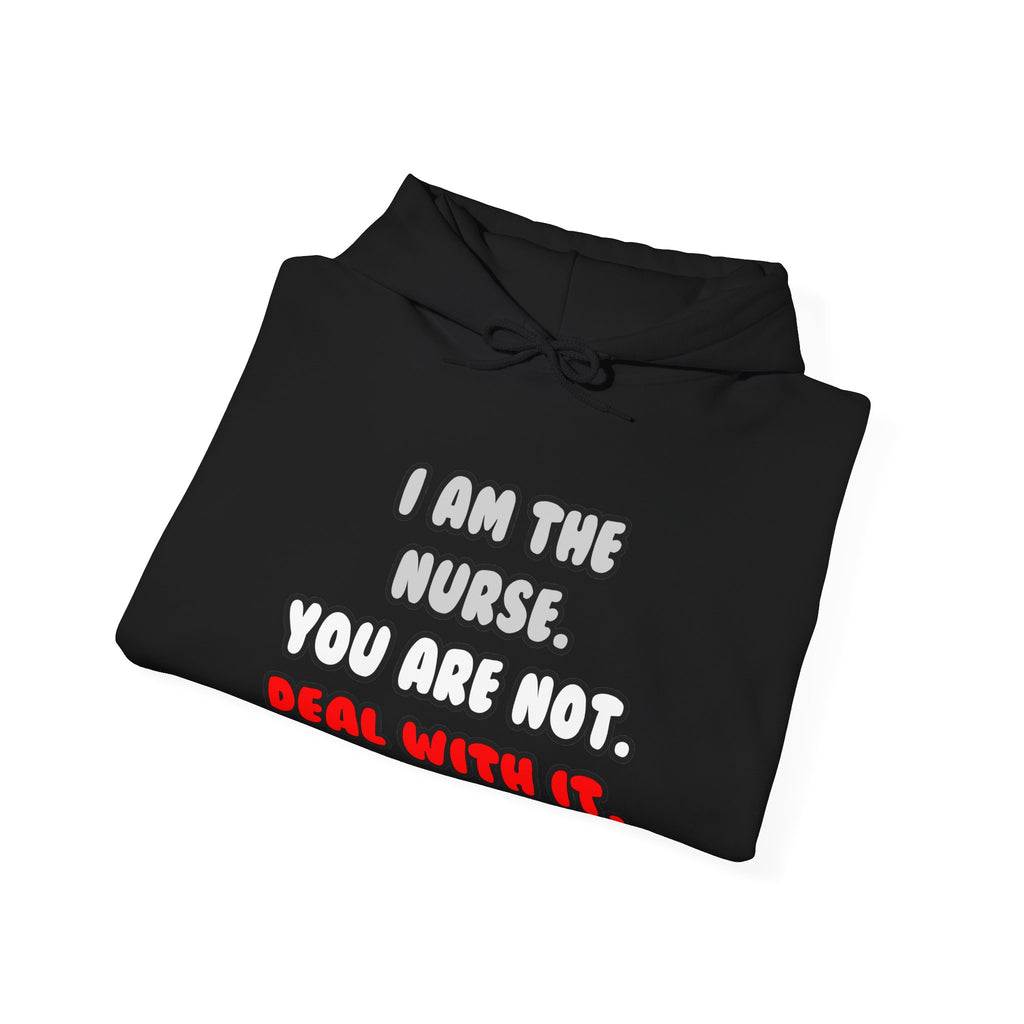 Deal With It ... Funny Nurse - Unisex Heavy Blend™ Hooded Sweatshirt