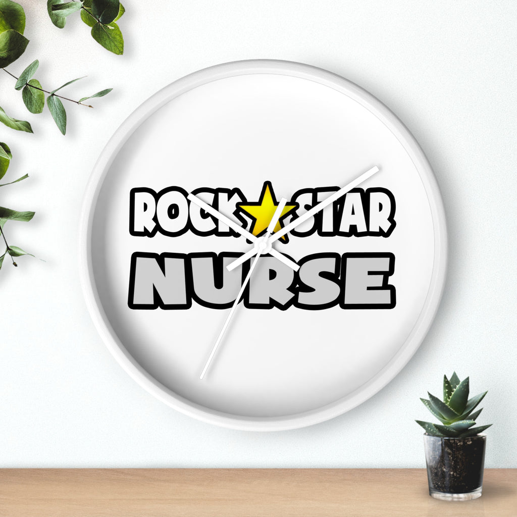 Rock Star Nurse (2) - Wall Clock