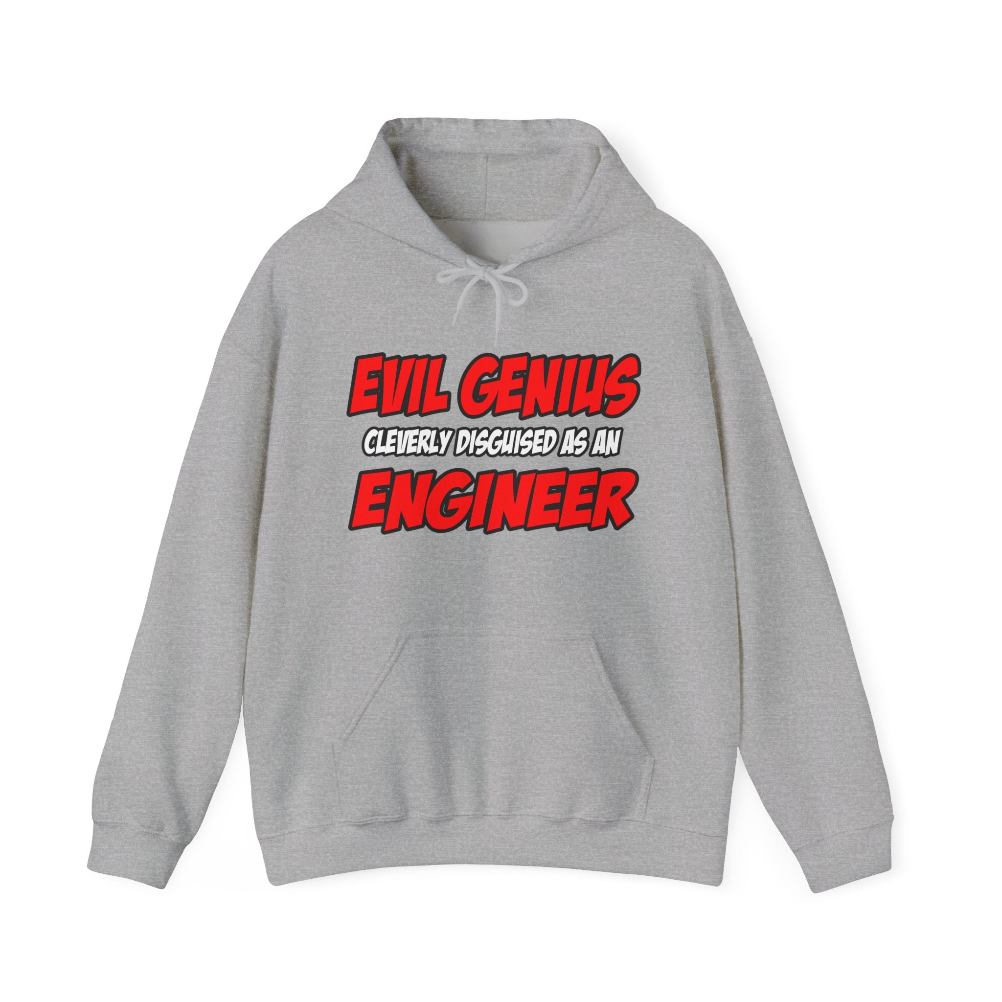 Evil Genius...Engineer - Unisex Heavy Blend™ Hooded Sweatshirt