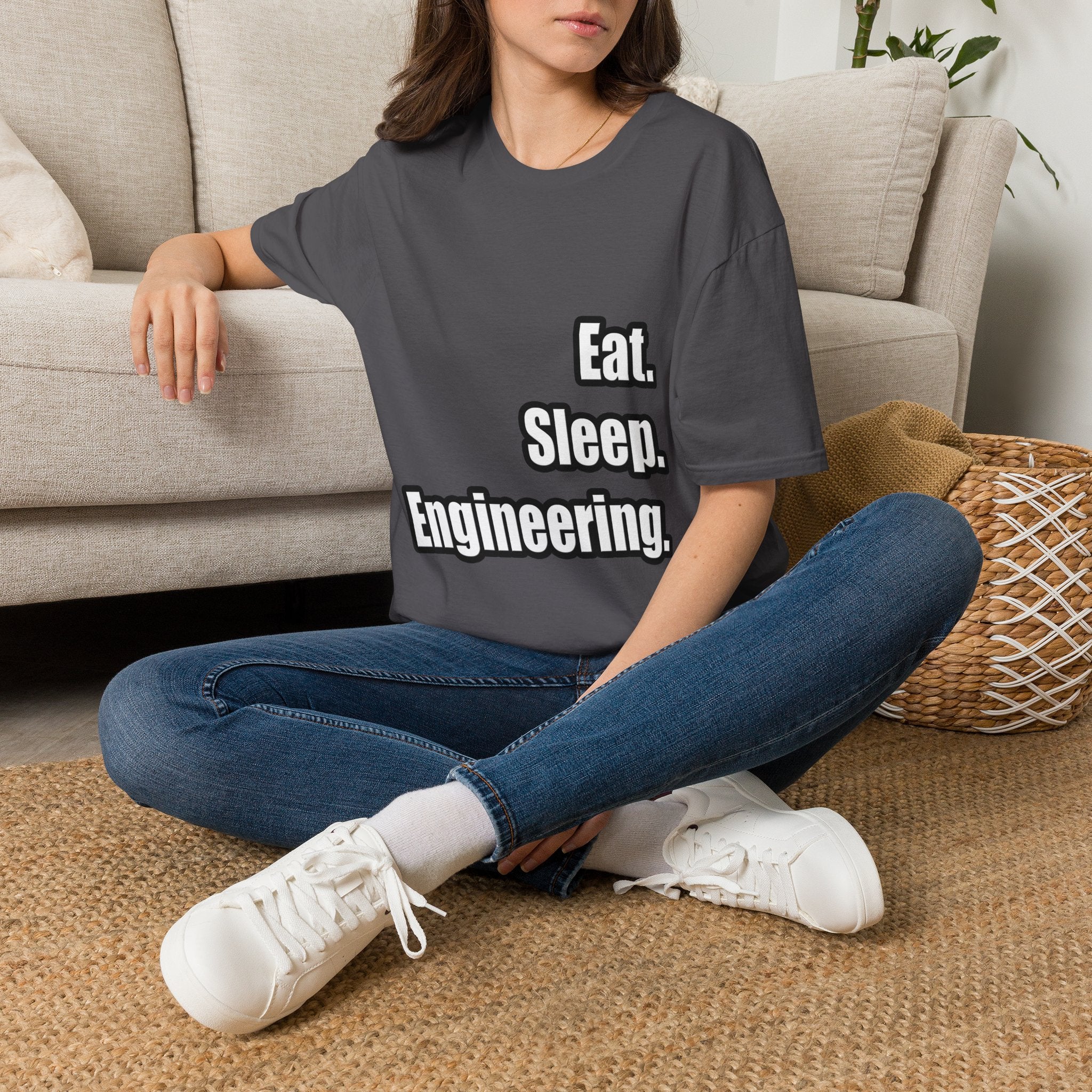Eat. Sleep. Engineering - Unisex Softstyle T-Shirt