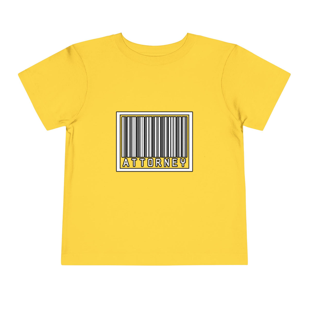 Barcode Attorney - Toddler Short Sleeve Tee