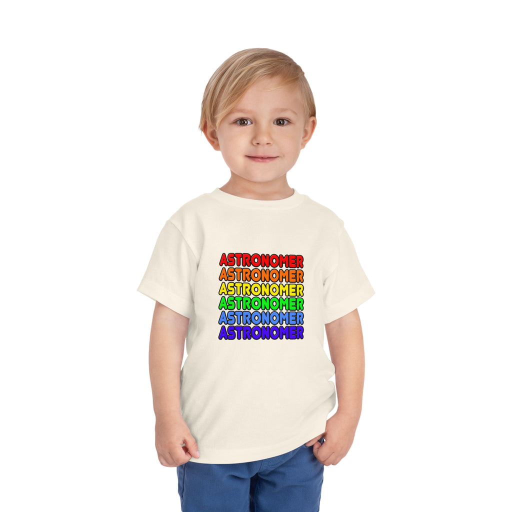 Rainbow Astronomer - Toddler Short Sleeve Tee