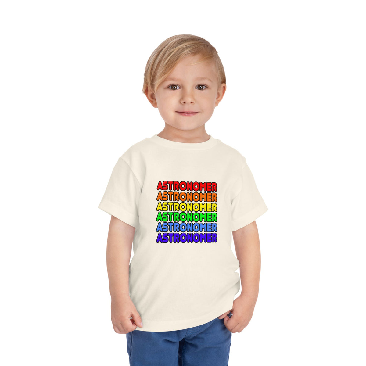 Rainbow Astronomer - Toddler Short Sleeve Tee