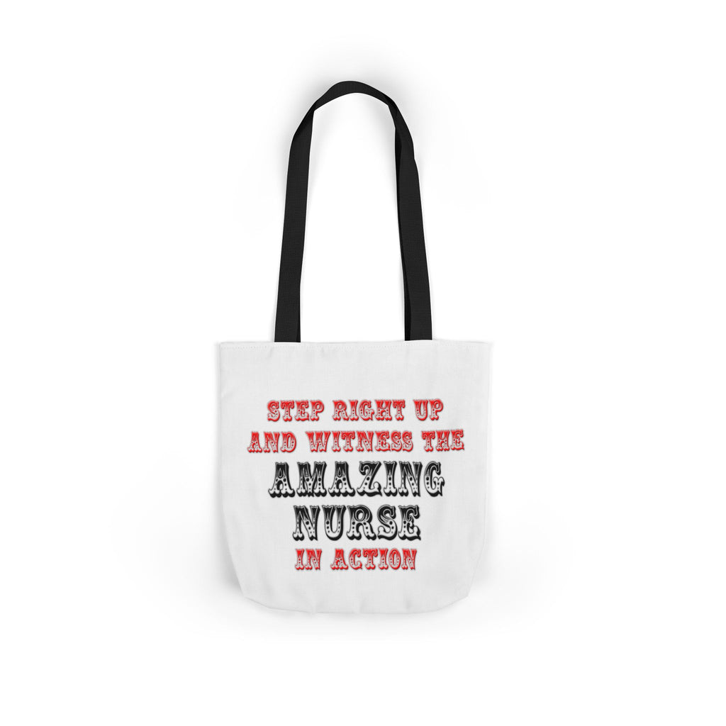 Amazing Nurse In Action - Canvas Tote Bag, 5-Color Straps