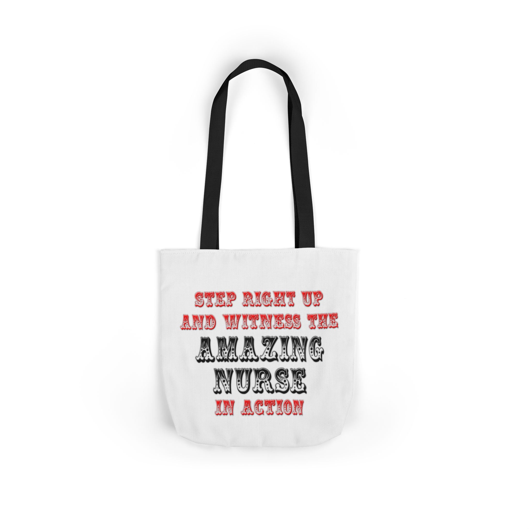 Amazing Nurse In Action - Canvas Tote Bag, 5-Color Straps