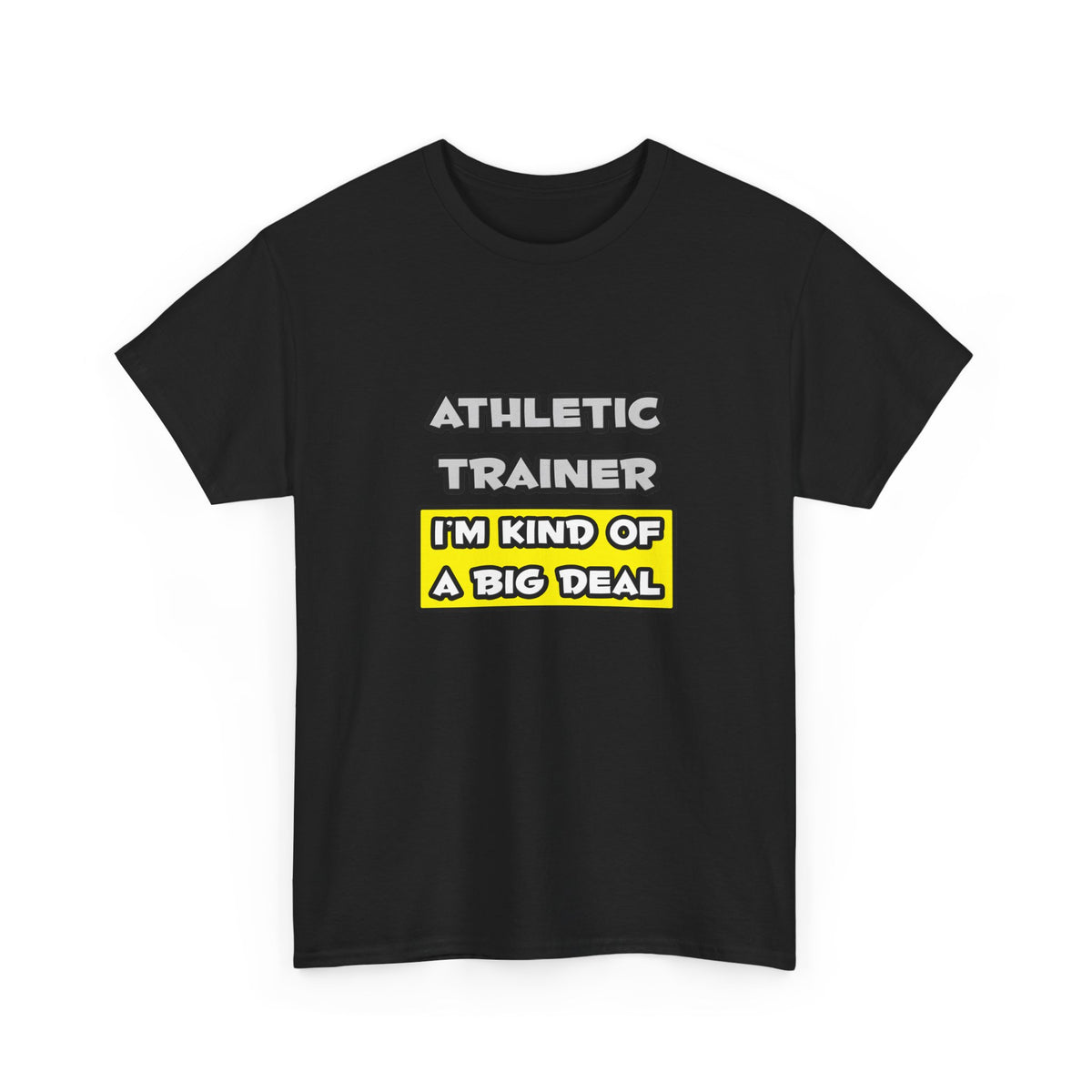 Athletic Trainer .. I'm Kind of a Big Deal - Unisex Heavy Cotton Tee