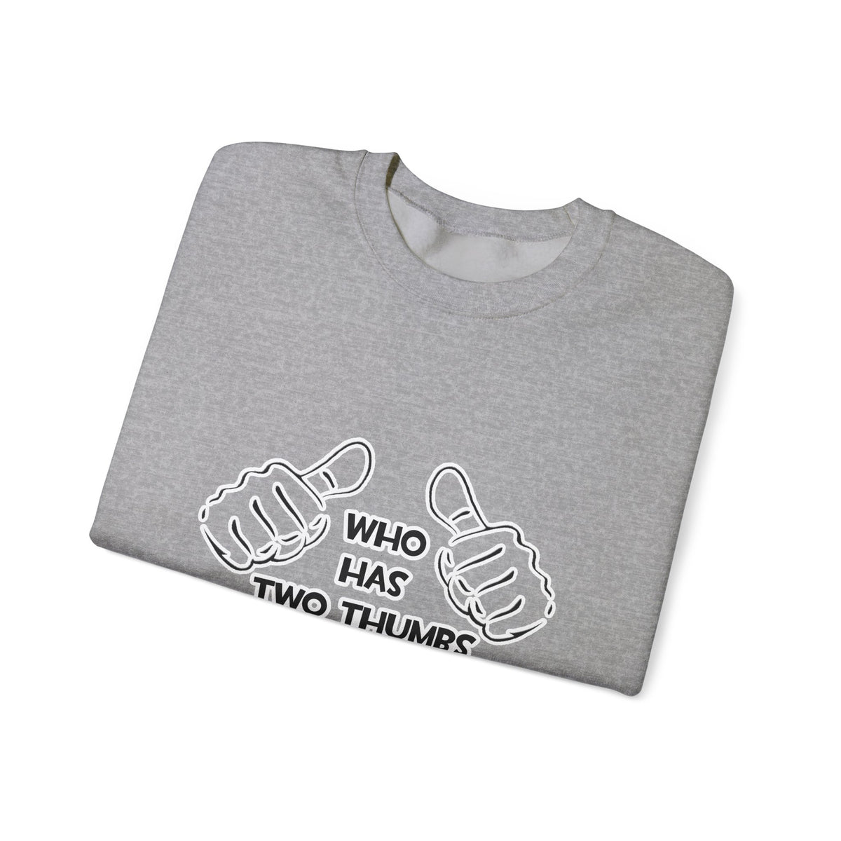 Two Thumbs .. Anesthesiologist Assistant - Unisex Heavy Blend™ Crewneck Sweatshirt